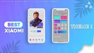 Best Theme for Miui 12 | Captain America | Miui 12.5 theme | Best Miui 12 themes 2022
