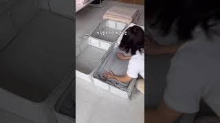 이불 정리 이렇게 해보세요 #이불정리 #정리함 #수납함 #정리정돈