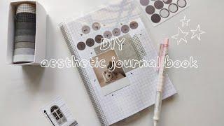 DIY easy journal book| Grid journal | ninu shaaji