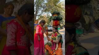 Bonam Rakesh sigam at Yellamma Bonalu Festival 2024 in Hyderabad, Telangana