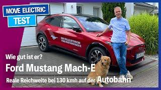 Wie gut ist der Mustang Mach-E? Fords Elektroauto bei 130 kmh auf der Autobahn, inkl. Ladekurve