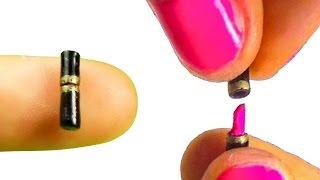 Miniature lipstick tutorial DIY - YolandaMeow