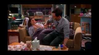 Sheldon applied vaporub on Amy's chest- The Big Bang Theory S6x10