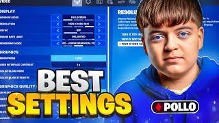 Pollos UPDATED Fortnite Settings for the BEST Performance!