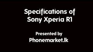 Sony Xperia R1 Price Sri Lanka