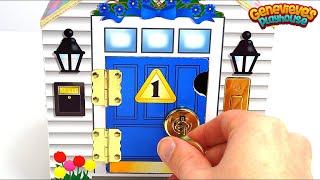 Learn Colors and Numbers with Cute Locking Dollhouse for Kids!