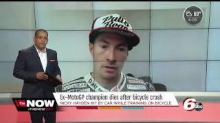 American motorcycle racer Nicky Hayden dies