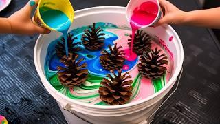 Woodturning  - Transformation Pine Cones into Christmas Gifts