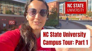 NC State University Campus Tour: Part 1| Indian Student In Raleigh NC, USA