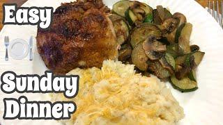 Quick & Easy Sunday Dinner Meal Idea 