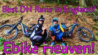 Are these the BEST TRAILS IN ENGLAND?? Ebikes shuttling Innerleithen style DH RUNS