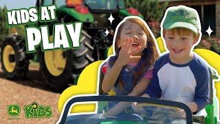 Playing With Toys On the Farm!    | John Deere Kids