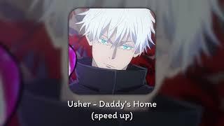 usher - daddy's home (speed up) tiktok version