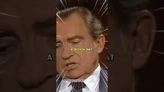 President Nixon: How An American President Should Act