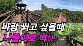 바람 쐬고 싶을 때 당일치기 나들이로 파주 율곡수목원&감악산 출렁다리.