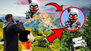 GTA V: Shinchan Doraemon Franklin ESCAPE from PENNYWISE the CLOWN! GTA 5 in Telugu