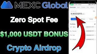 MEXC Exchange: Grab $1,000 USDT Bonus | Zero Spot Fees, Lowest Futures Fees | Best Crypto Exchange