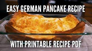 Our Favorite Easy German Pancake Recipe