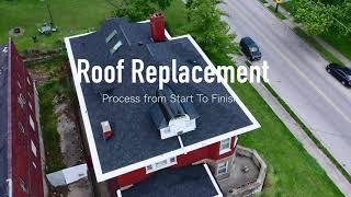 Roof replacement in Cincinnati.Full process from start to finish 4k