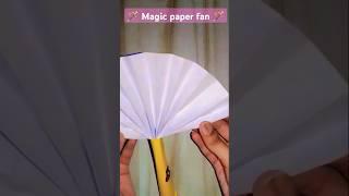 magic paper fan.   #craftchannel #paperfan #papercraft