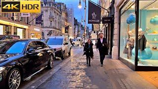 London Walk: Feb 2025  Fashion, Lights & City Vibes | Old Bond Street to Leicester Square [4K HDR]