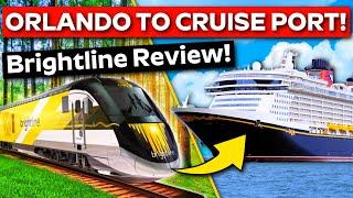 RIDING THE NEW BRIGHTLINE TRAIN TO AND FROM MY CRUISE! Reviewing Premium & Smart Class!