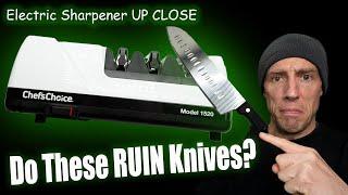 Do Electric Knife Sharpeners Actually Work?  With ULTRA CLOSE UPS