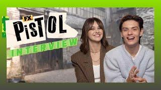 PISTOL Interview - Emma Appleton & Louis Partridge on establishing a true connection as Sid & Nancy