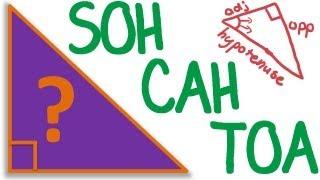 Maths Tutorial: Trigonometry SOH CAH TOA (trigonometric ratios)