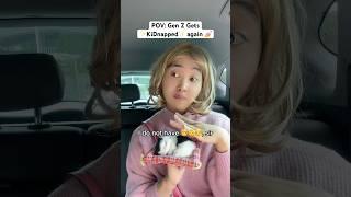 Gen Z Getting KiDnapped  #comedy #shorts