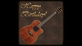 Happy Birthday (acoustic guitar, no vox) ~ Darren "Dew Train" Camp