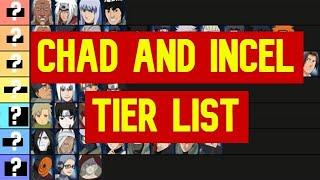 The Ultimate Naruto Chad and Incel Tier List