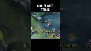  CHOU FLICKER TRICKS TUTORIAL #mlbb #mobilelegends