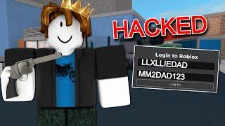 I HACKED My DAD'S ACCOUNT And Made Him PRO In MM2... (Murder Mystery 2)