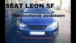 SEAT LEON 5F  Anleitung zum Ausbau der Heckschürze