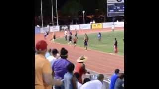 Isaac Trevino IV SWYL Area Meet 4x400 relay