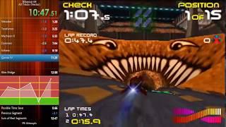 Wipeout 64 - All Tracks (Vector) in 12:50 [Former WR]