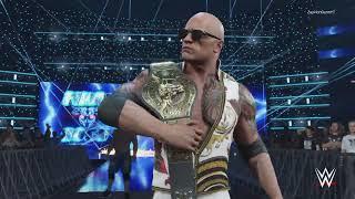 WWE 2K25 The Rock vs Roman Reigns on SmackDown
