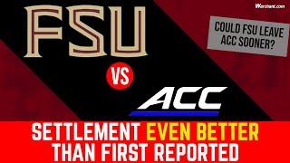 FSU ACC Settlement EVEN BETTER for Florida State than first reported | FSU Football | Warchant #FSU