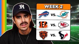 Predicting Every Week 2 NFL Game