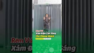 Rèm vải chống nắng, hấp sóng rèm cửa đẹp 0913106109 #shorts #shortvideo