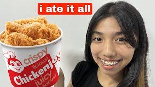 Watch Me Eat EVERYTHING on the Jollibee Menu in 14 Minutes