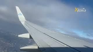 KLM Royal Dutch Airlines Boeing 737-800 Scenic Takeoff From Amsterdam to Helsinki