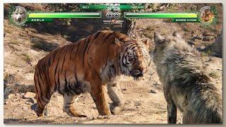 Akela vs Shere Khan with Healthbars