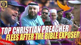 A FLEE Of Top Preacher After The Bible EXP0SED Rapidly! Hashim, Shaikh Speakers corner