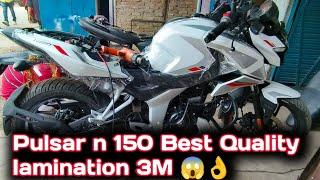 Pulsar n150 lamination ppf installation || pulsar n160 modified || ‎@KkRadium