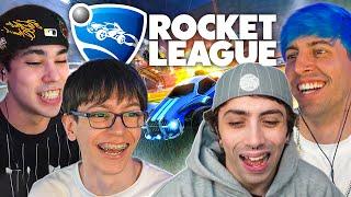 JUGANDO 2 VS 2 EN ROCKET LEAGUE CON THIAGO, CARRERA Y SPREEN