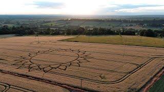 Potterne Hill Crop Circle - Drone Footage