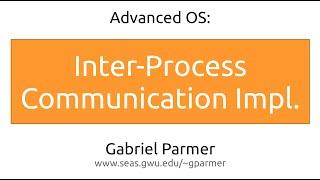 GW AdvOS: Microkernel IPC Design and Optimization