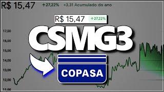 CSMG3: DIVIDENDOS DA COPASA SECARAM MAS A PRIVATIZAÇÃO...